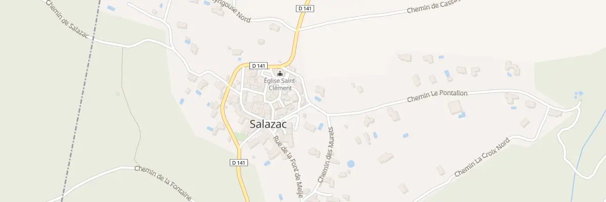 Plan du 5063 Le Village à Salazac