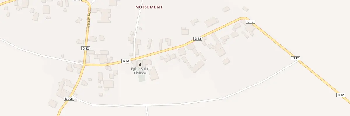Plan du 30 Rue Grande Rue de Nuisement à Puits-et-Nuisement