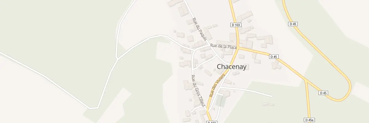 Plan du 5 Rue du Gros Tilleul à Chacenay