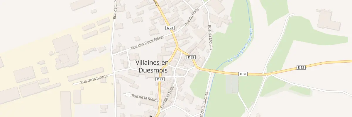 Plan du 20 Rue du Centre à Villaines-en-Duesmois