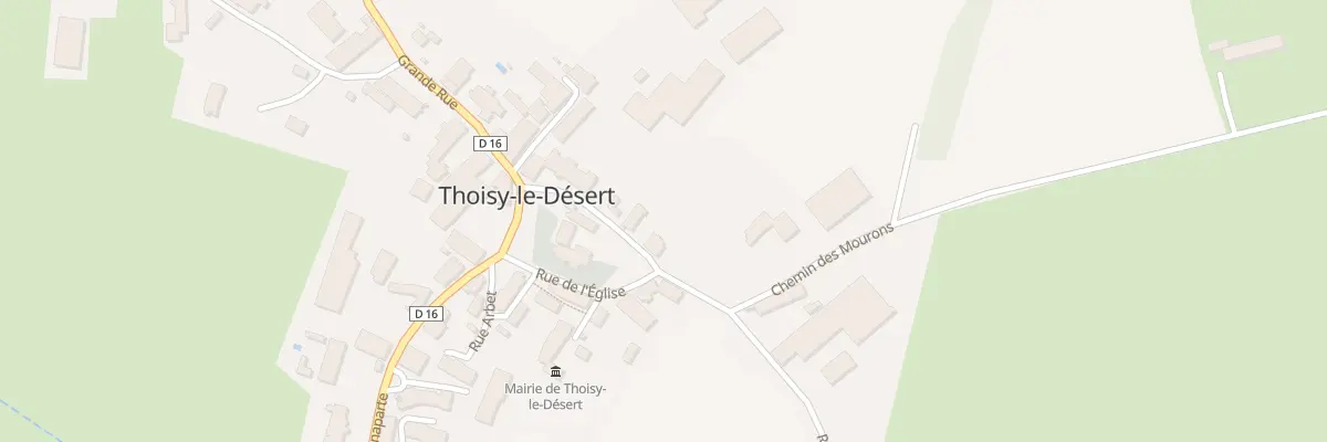 Plan du 11 Rue de la Gare à Thoisy-le-Désert