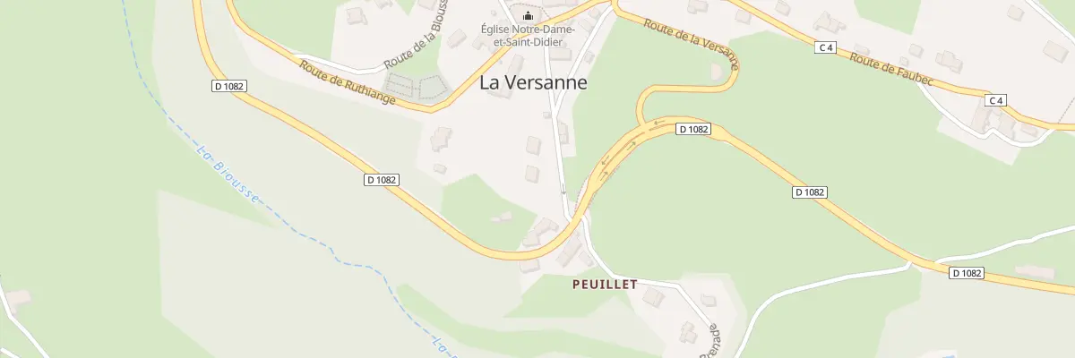 Plan du 164 Rue de St Didier à La Versanne