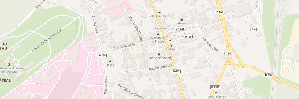 Plan du 1 Rle des Soupirs à Brienne-le-Château