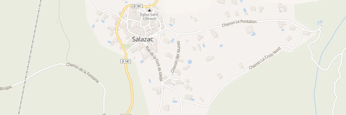 Plan du 5116 Le Village à Salazac