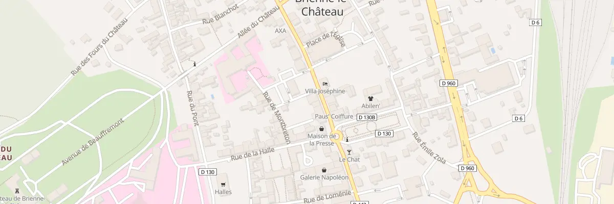 Plan du 2 Pl de l’Hotel de Ville à Brienne-le-Château