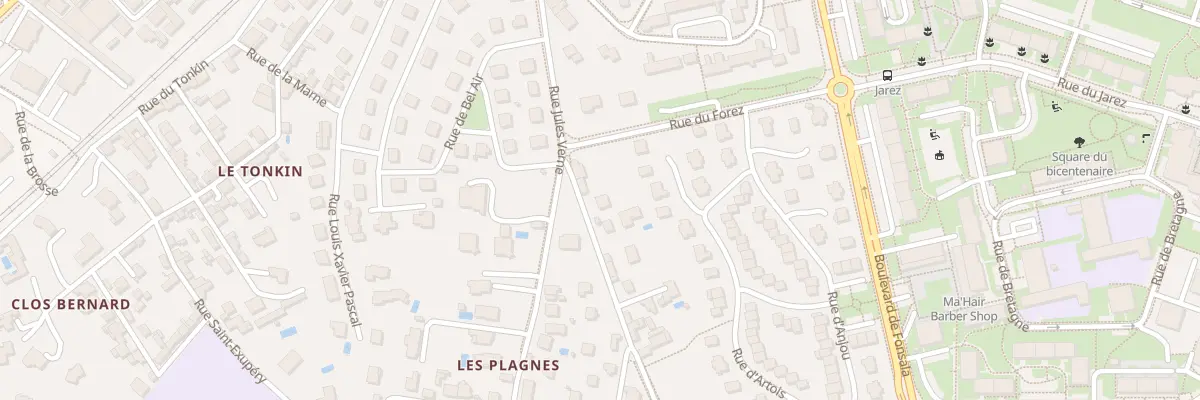 Plan du 3 Rue du stade à Saint-Chamond