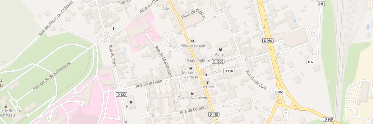 Plan du 86 Rue de l’École Militaire à Brienne-le-Château