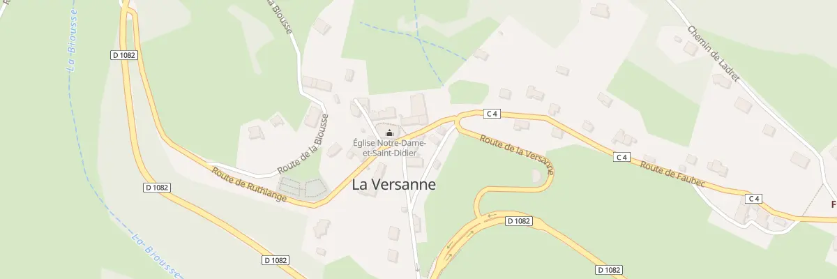 Plan de Ruthiange à La Versanne