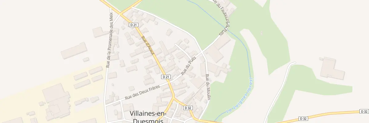 Plan du 5 Rue du Puits à Villaines-en-Duesmois