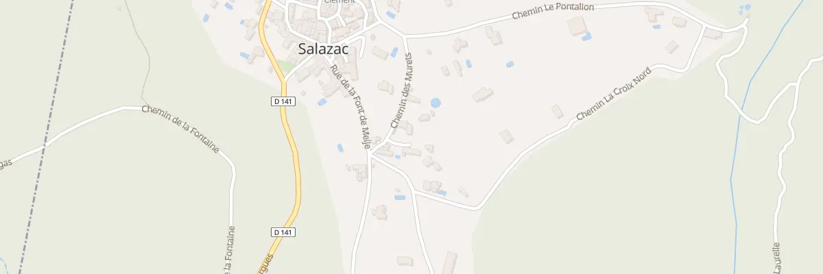 Plan du 135 La Croix Nord à Salazac