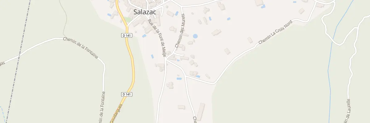 Plan du 49 Che de Vazeilles à Salazac