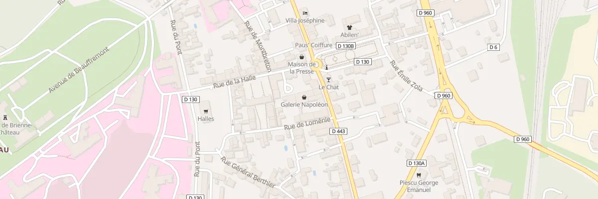 Plan du 72 Rue de l’École Militaire à Brienne-le-Château