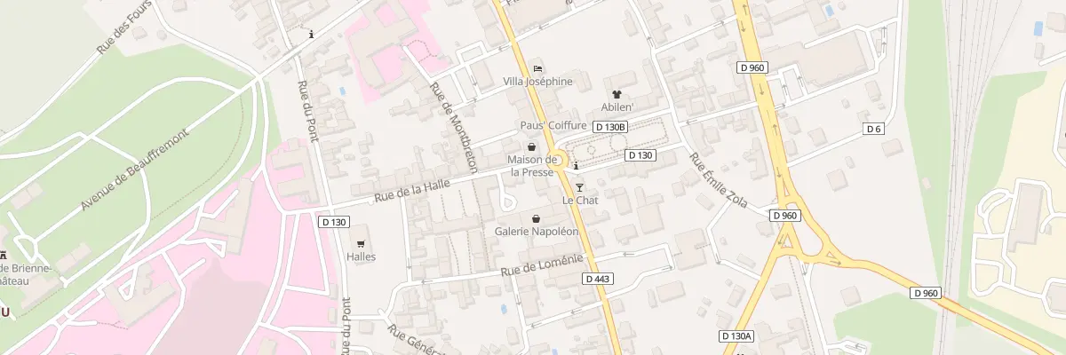 Plan du 80 Rue de l’École Militaire à Brienne-le-Château