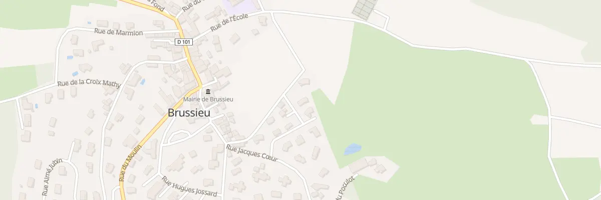 Plan du 10 Rue de la Combabelle à Brussieu