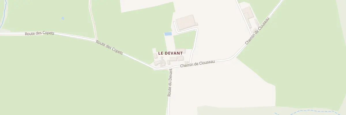 Plan du 7 Che de Clouseau à Pressy-sous-Dondin