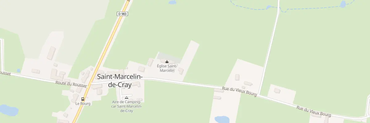 Plan du 15 Rue du Vieux Bourg à Saint-Marcelin-de-Cray