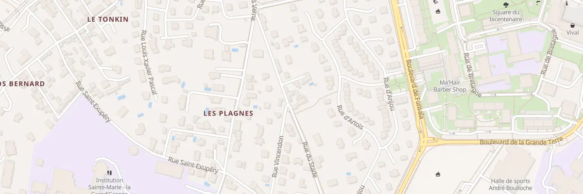 Plan du 13 Rue du stade à Saint-Chamond