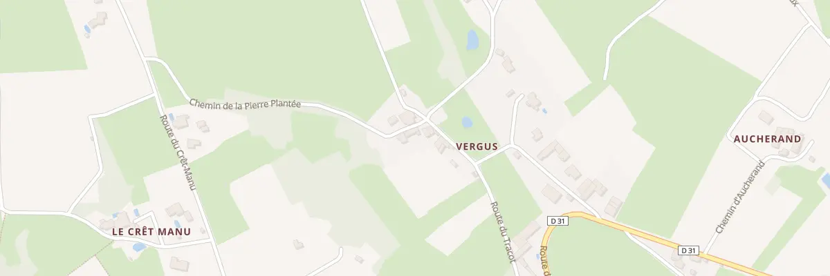 Plan du 27 Che de la Pierre Plantee à Saint-Vérand