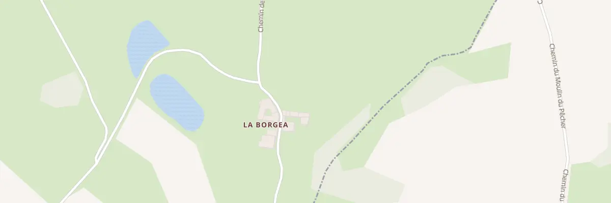 Plan du 5321 La Borgia à Duerne