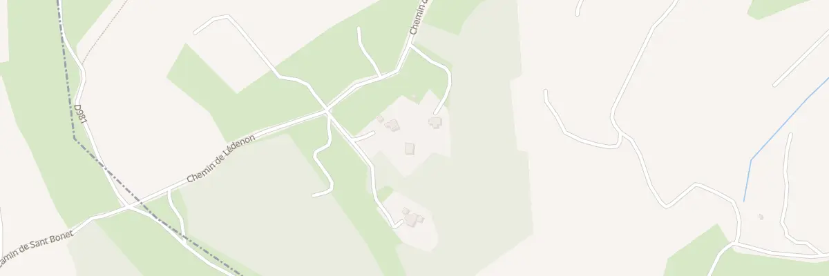 Plan du 5261 Chem de Ledenon à Saint-Bonnet-du-Gard