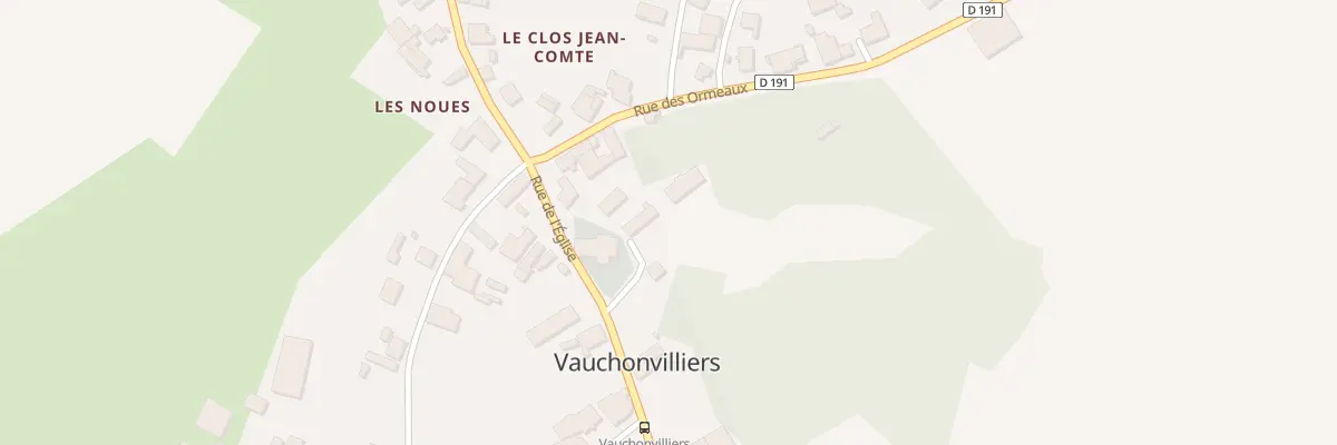 Plan du 2 Imp des Enclos à Vauchonvilliers