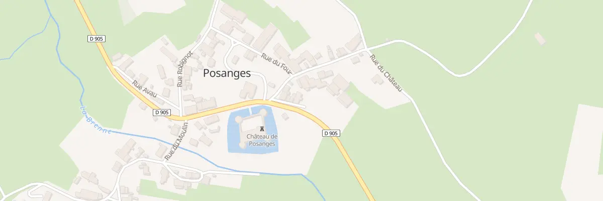 Plan du 5 Rue de la Crotaigne à Posanges