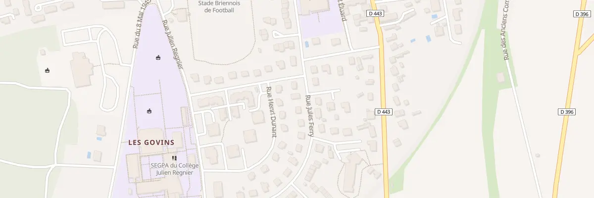 Plan du 7 Rue Jules Ferry à Brienne-le-Château