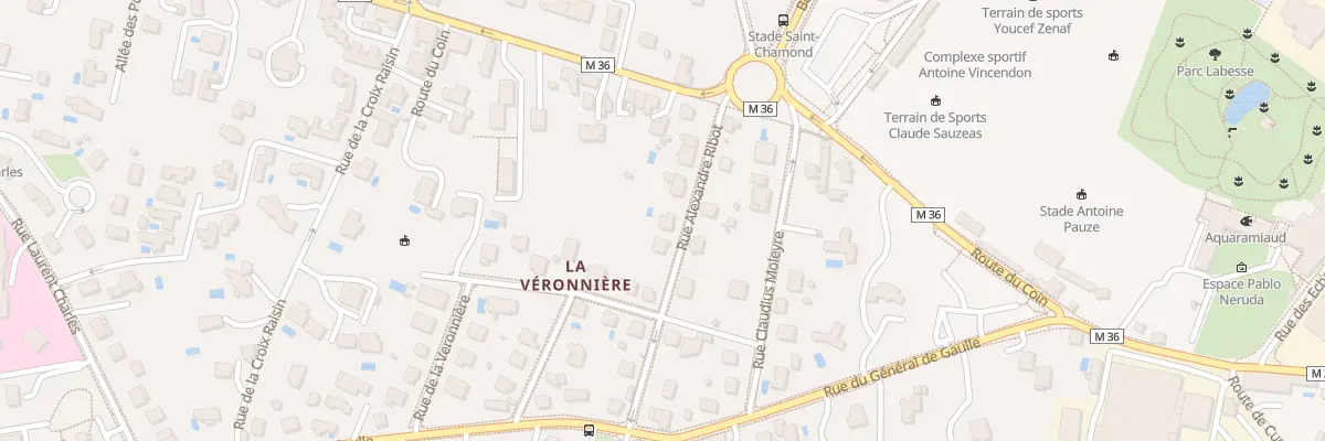 Plan du 8 Rue AlexAndré Ribot à Saint-Chamond