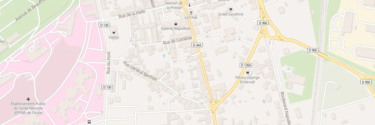 Plan du 60 Rue de l’École Militaire à Brienne-le-Château