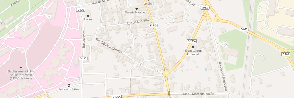 Plan du 52 Rue de l’École Militaire à Brienne-le-Château