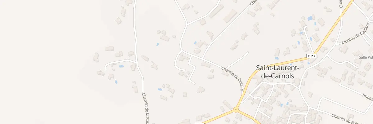 Plan du 5180 Che de Douille à Saint-Laurent-de-Carnols