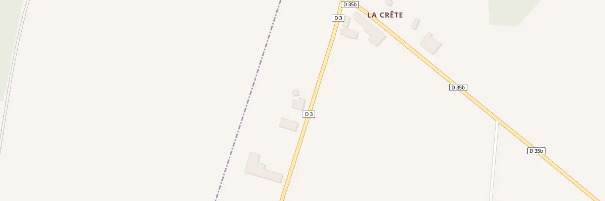Plan du 1B Les Cretes à Neuvizy