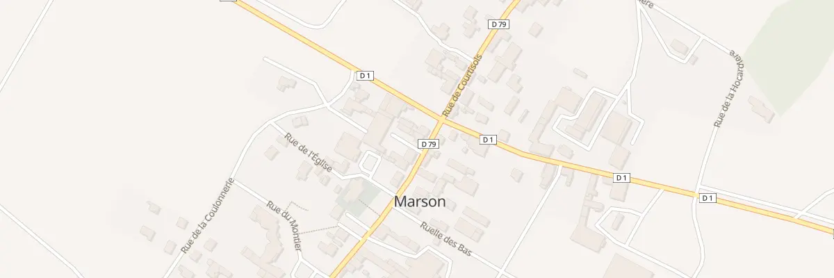 Plan du 4 Rue de la Mairie à Marson