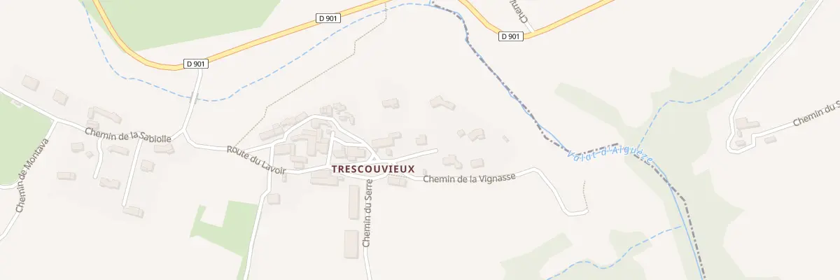 Plan du 5722 Trescouvieux à Laval-Saint-Roman