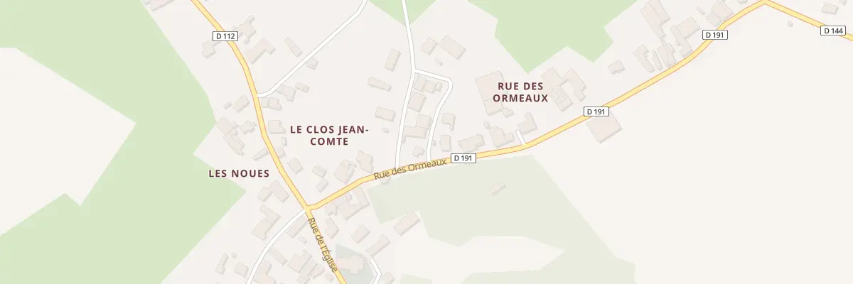 Plan du 9 Rue des Ormeaux à Vauchonvilliers