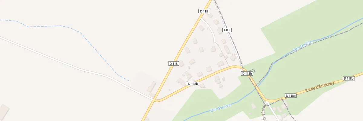 Plan du 40 Rue de l’Orme à Étrochey
