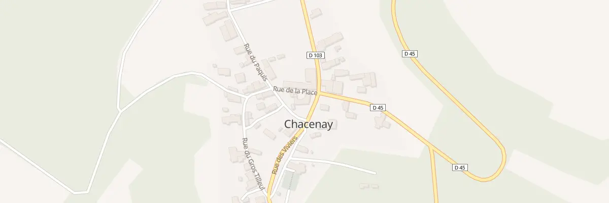 Plan du 9 Rue de Viviers à Chacenay
