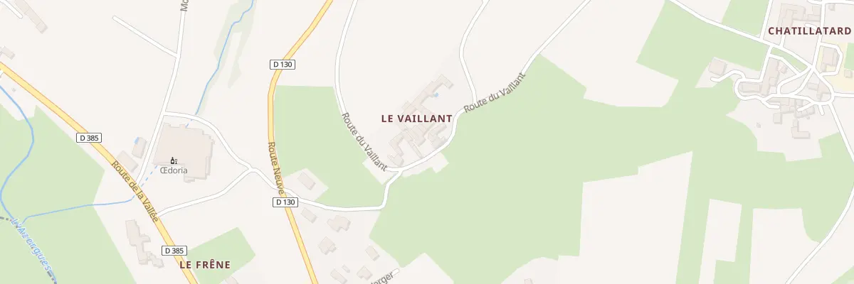 Plan du 331 Rte du Vaillant à Létra