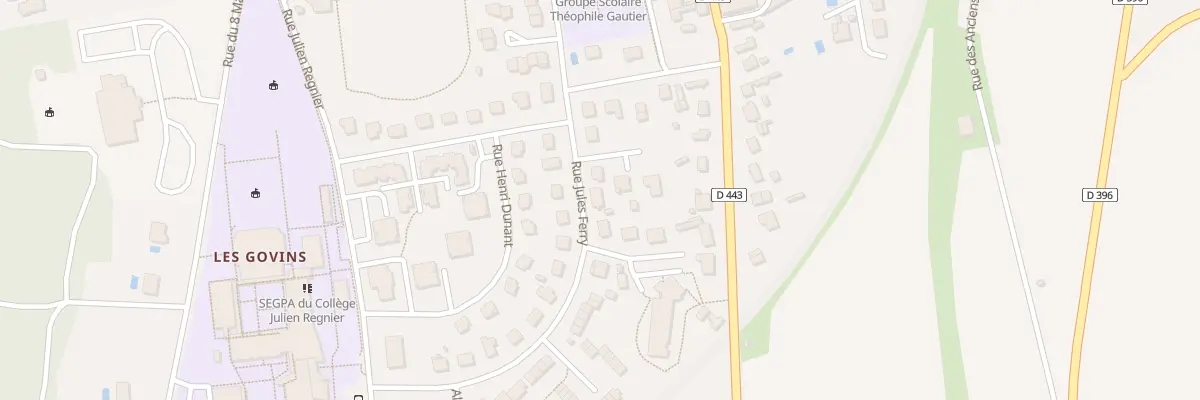 Plan du 12 Rue Jules Ferry à Brienne-le-Château