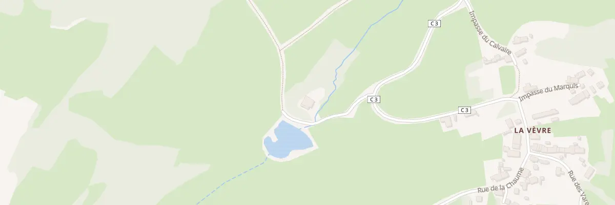 Plan du 5325 La Vevre à Saisy