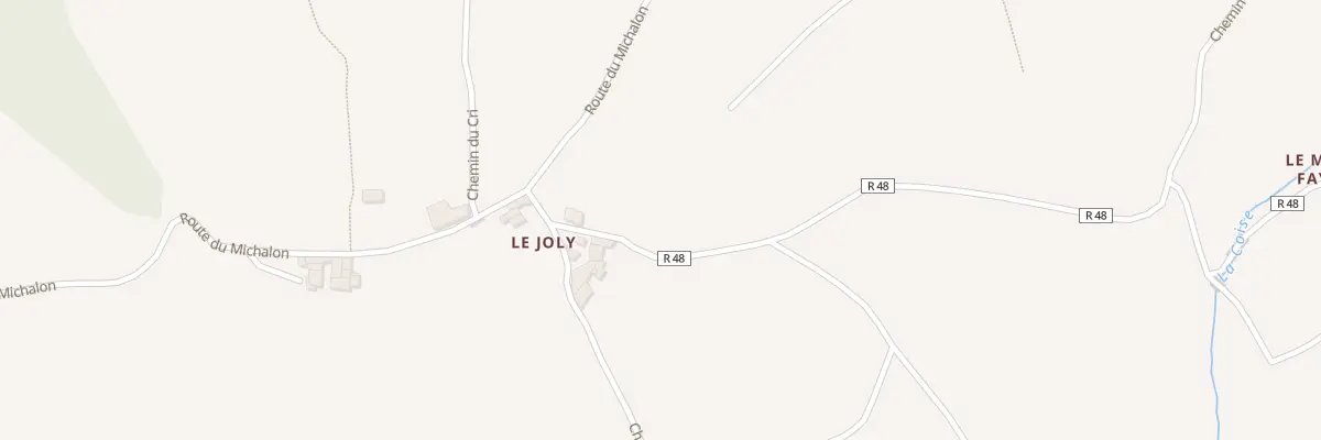 Plan du 5786 Le Joly à Larajasse