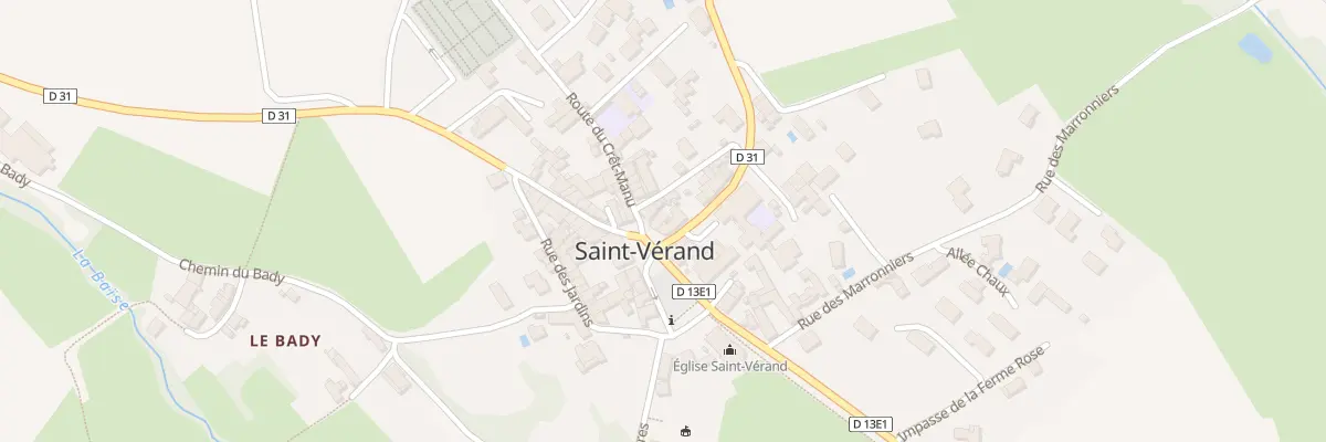 Plan du 82 Pl des Platanes à Saint-Vérand