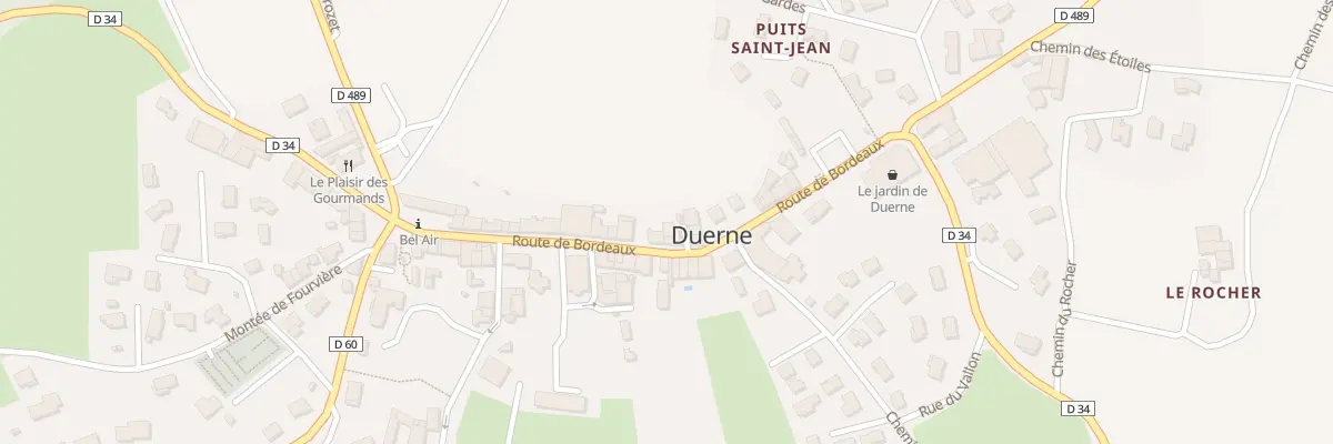 Plan du 5182 Le Bourg à Duerne
