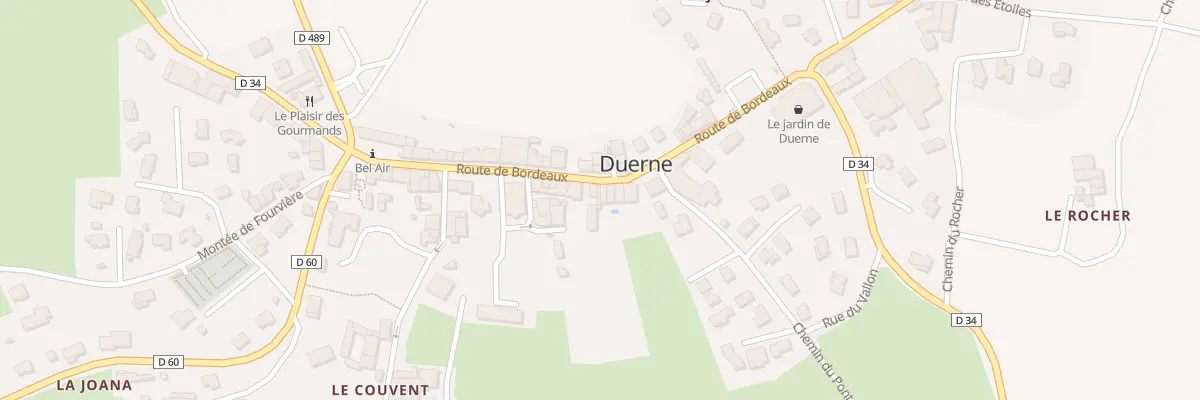 Plan du 5118 Le Bourg à Duerne