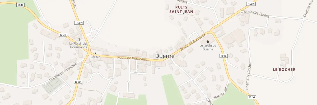 Plan du 5183 Le Bourg à Duerne