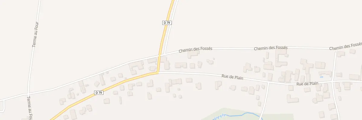 Plan du 87 Rue de Plain à Courtisols