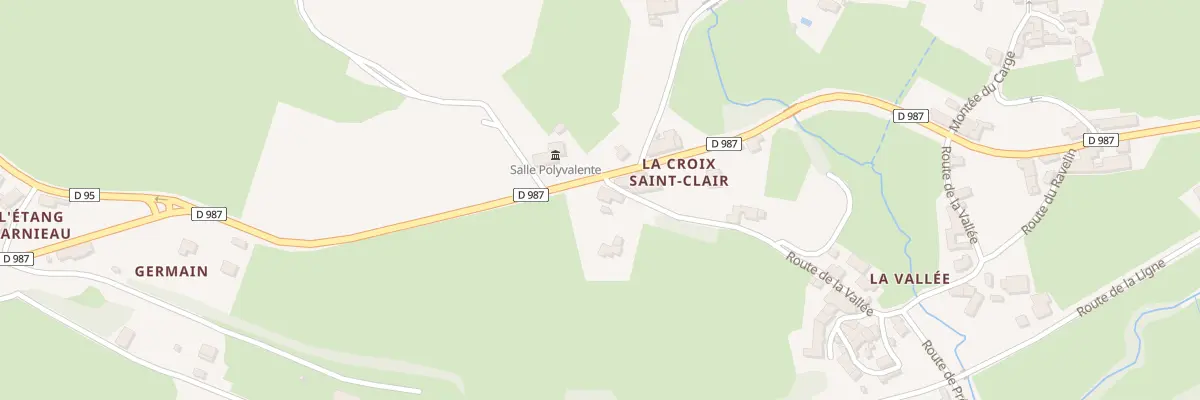 Plan du 5032 La Croix Saint Clair à Trambly
