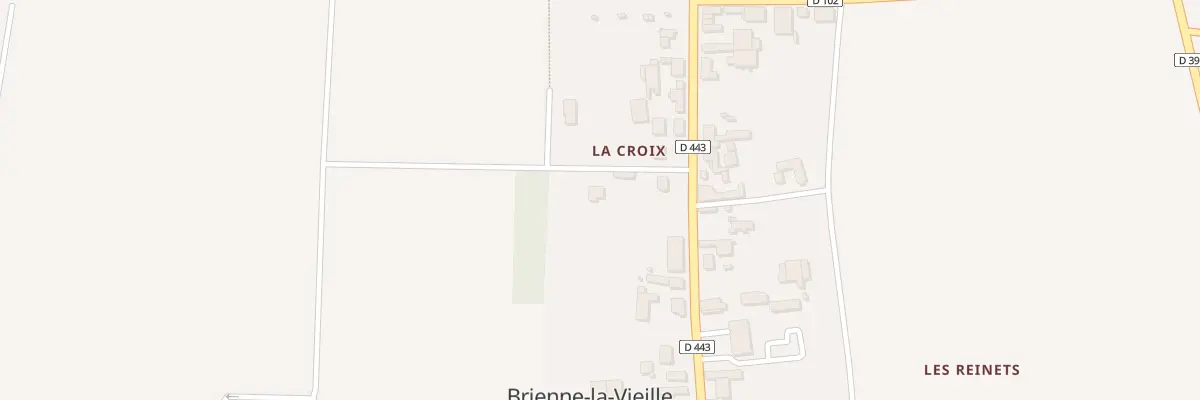 Plan du 160 La Croix à Brienne-la-Vieille