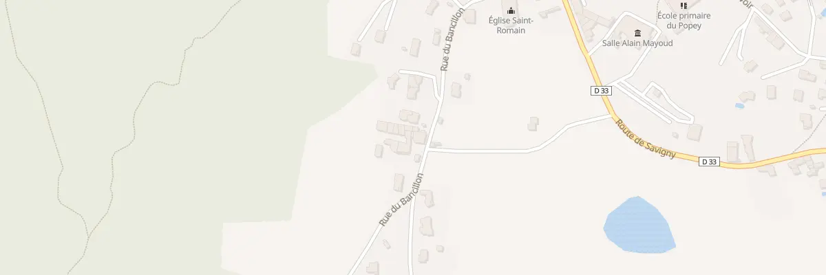 Plan du 176 Rue du Bancillon à Saint-Romain-de-Popey