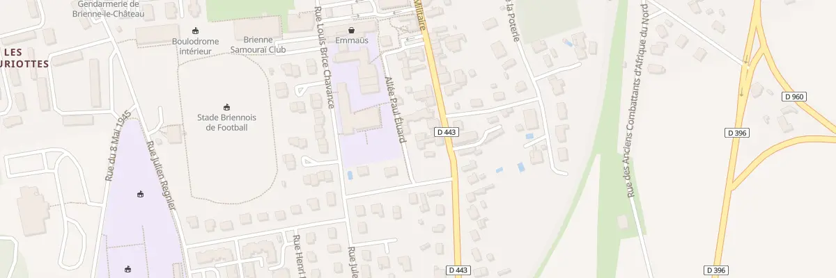 Plan du 14B Rue de l’École Militaire à Brienne-le-Château
